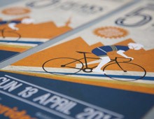 Pedal Power – Rotary Rides 5 Peaks Challenge Branding, flyer, poster and social media design