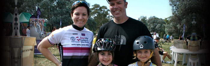 SG @ Amy’s Big Canberra Bike Ride