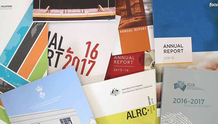 Annual Report design Canberra